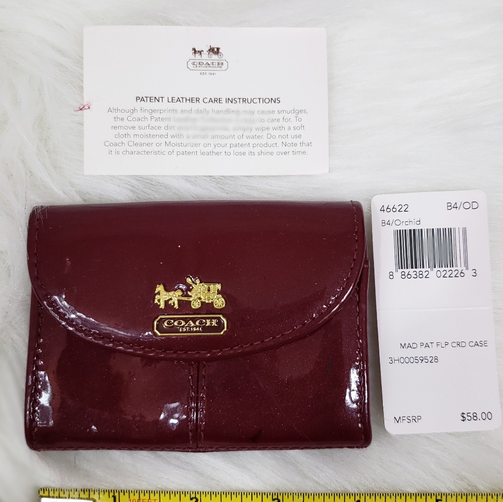 Burgundy Coach Wallet